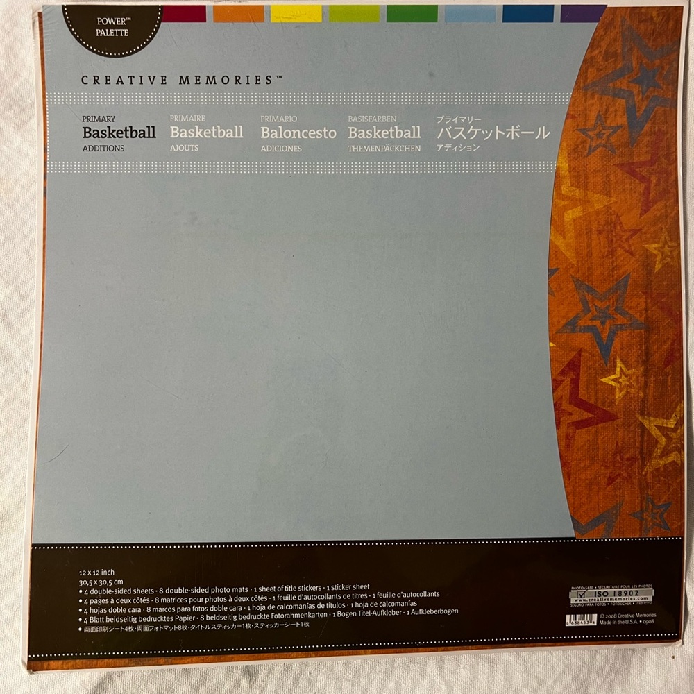 Creative Memories Primary Basketball Additions